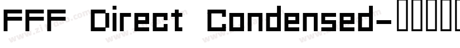 FFF Direct Condensed字体转换